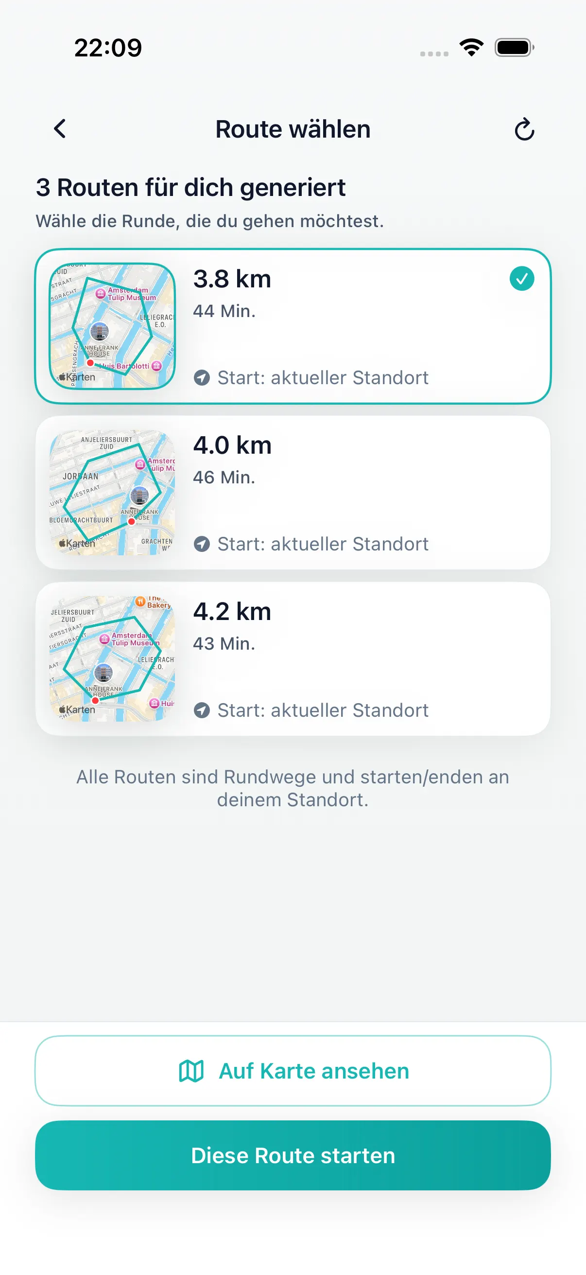 Rundweg planen