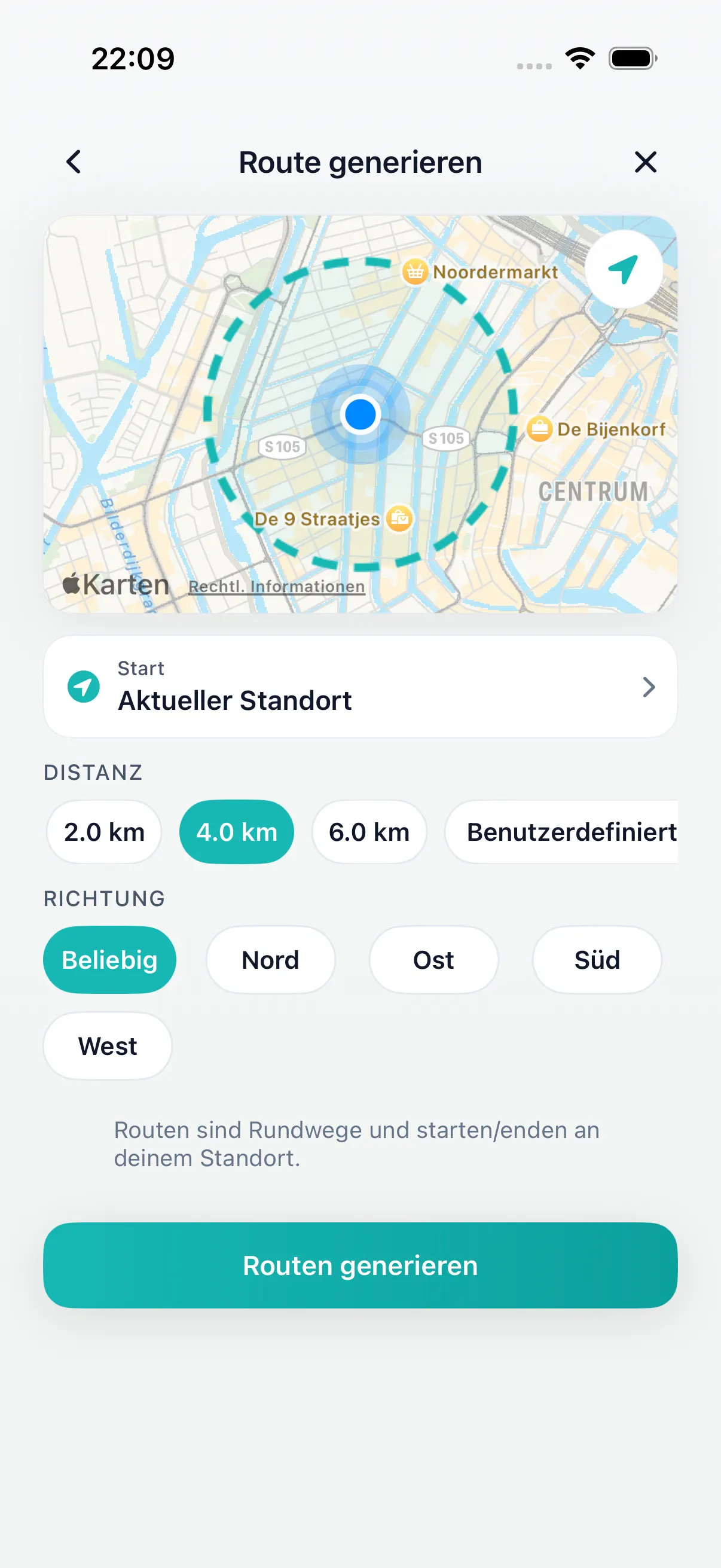 Rundweg planen