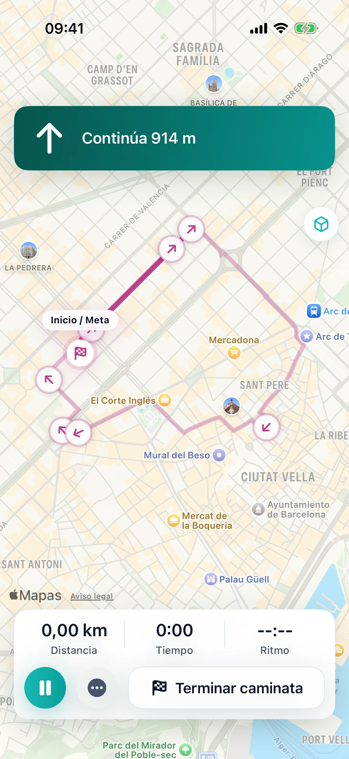 Navegación paso a paso de DailyWander