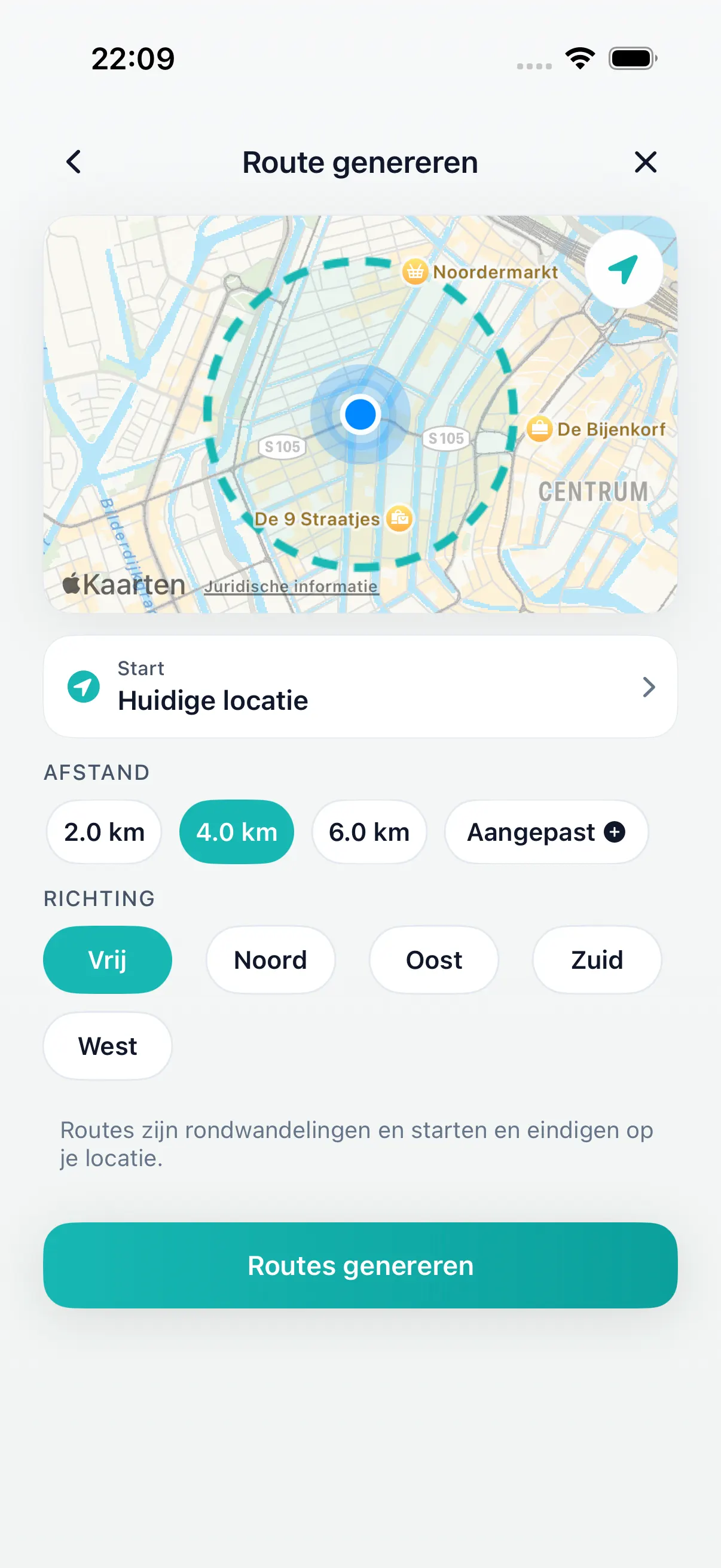 Ommetje planner