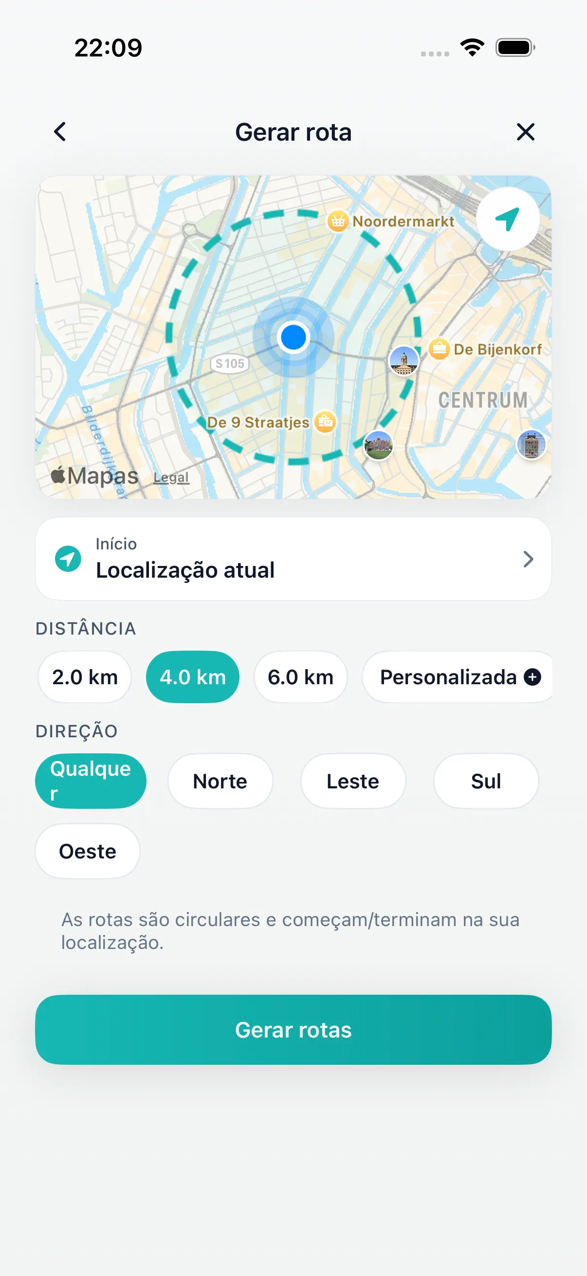 DailyWander route generator